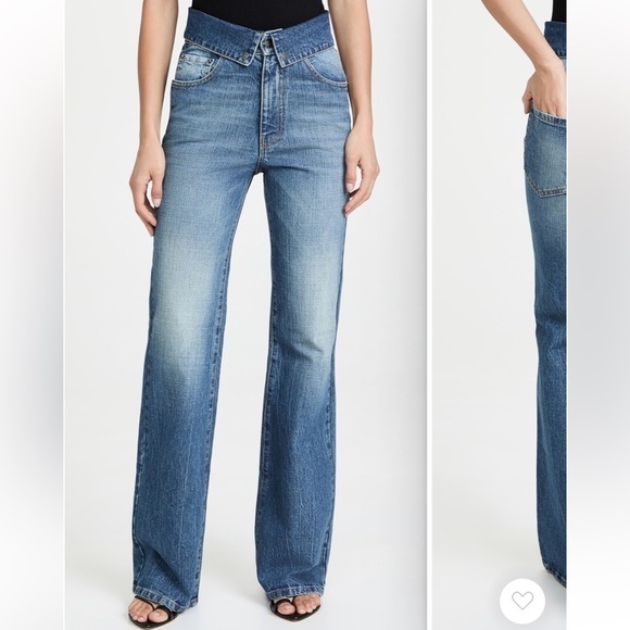 New! SER.O.YA Valerie High Rise Wide Leg Jean In Modesto 26x28 👖 NWT - Picture 5 of 11